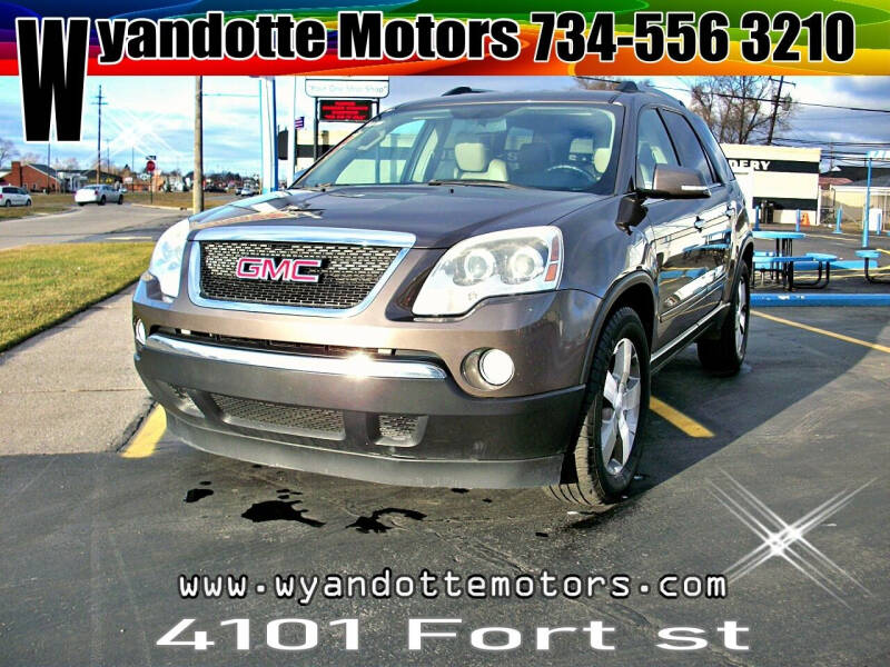2011 GMC Acadia for sale at Wyandotte Motors in Wyandotte MI