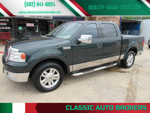 2004 Ford F-150 for sale at Classic Auto Brokers in Haltom City TX