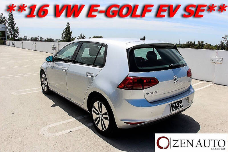 2016 Volkswagen e-Golf SE