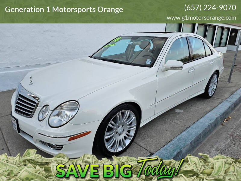 2008 Mercedes-Benz E-Class for sale at Generation 1 Motorsports Orange in Orange CA