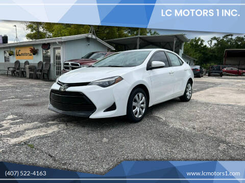 2018 Toyota Corolla for sale at LC Motors 1 Inc. in Orlando FL