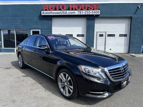 2015 Mercedes-Benz S-Class for sale at Auto House USA in Saugus MA