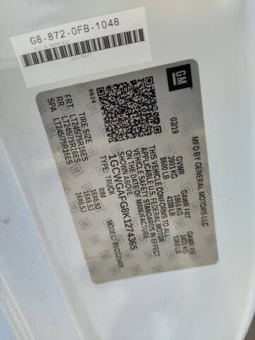 2019 Chevrolet Express 2500