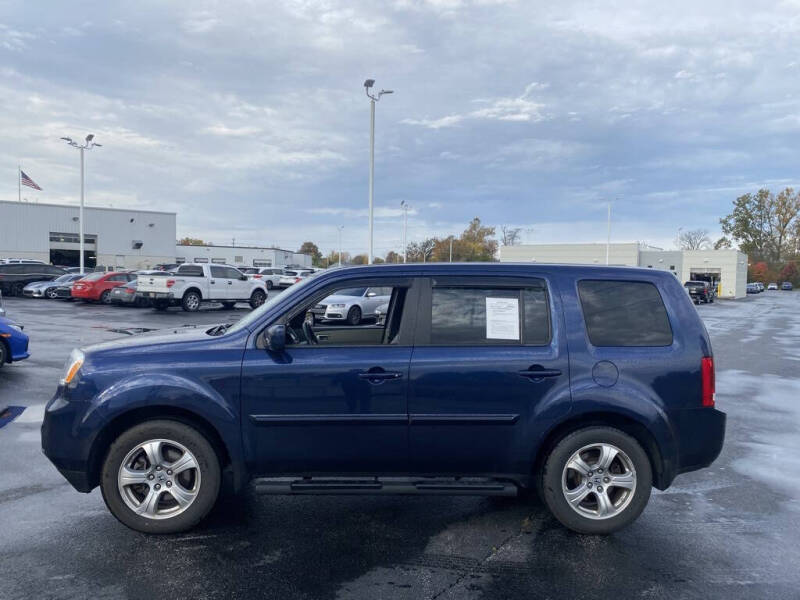 Used 2015 Honda Pilot EX-L with VIN 5FNYF4H54FB045672 for sale in Lima, OH