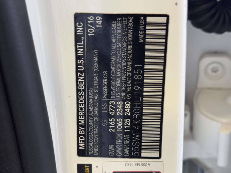 2017 Mercedes-Benz C-Class