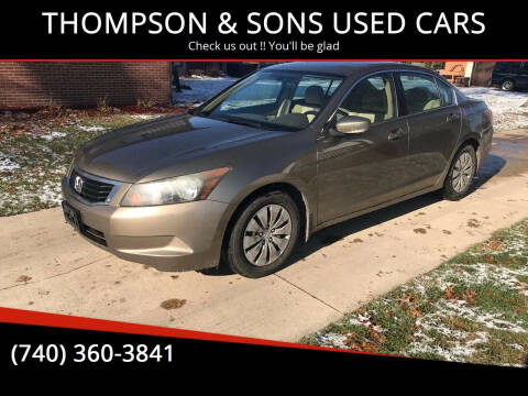 2009 Honda Accord for sale at THOMPSON & SONS USED CARS in Marion OH