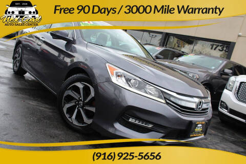 2017 Honda Accord for sale at West Coast Auto Sales Center in Sacramento CA