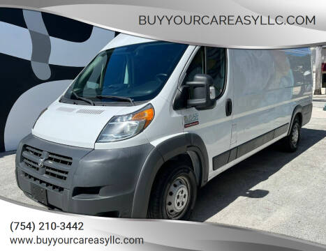2017 RAM ProMaster for sale at BuyYourCarEasyllc.com in Hollywood FL