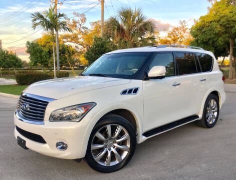 2012 Infiniti QX56 for sale at FIRST FLORIDA MOTOR SPORTS in Pompano Beach FL