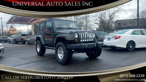 2011 Jeep Wrangler for sale at Universal Auto Sales Inc in Salem OR