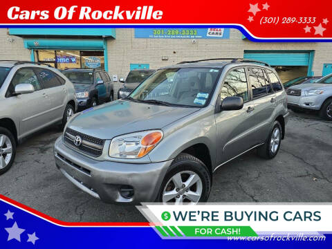 2004 Toyota RAV4 for sale at Cars Of Rockville in Rockville MD