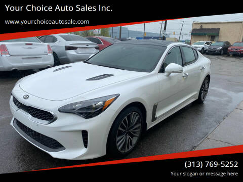 2019 Kia Stinger for sale at Your Choice Auto Sales Inc. in Dearborn MI