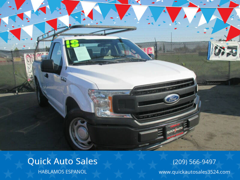 2018 Ford F-150 for sale at Quick Auto Sales in Ceres CA