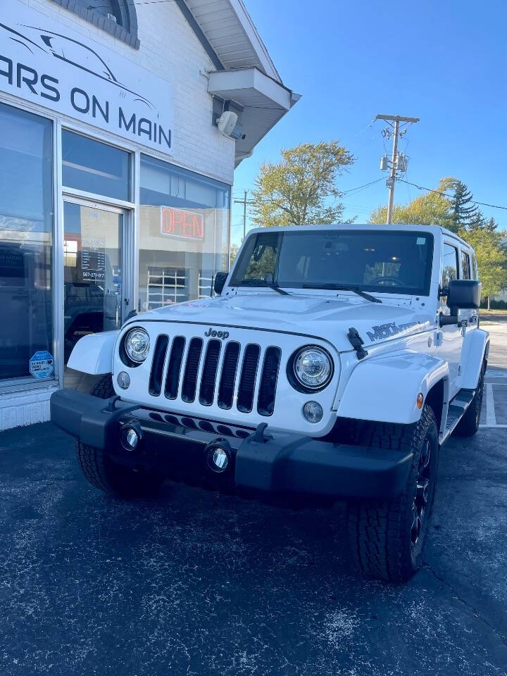 2017 Jeep Wrangler Unlimited for sale at Cars On Main in Findlay, OH