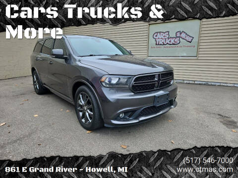 2017 Dodge Durango for sale at Cars Trucks & More in Howell MI