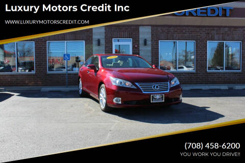2010 Lexus ES 350 for sale at Luxury Motors Credit Inc in Bridgeview IL