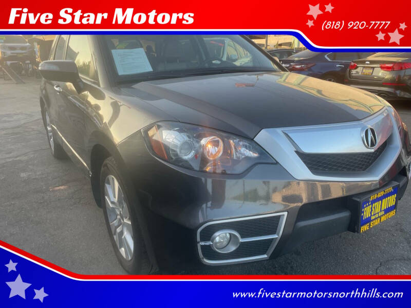 2011 Acura RDX for sale at Five Star Motors in North Hills CA