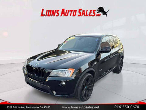 2014 BMW X3 for sale at LIONS AUTO SALES in Sacramento CA