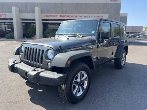 2017 Jeep Wrangler Unlimited for sale at Desert Auto Deals - Airpark Motor Cars in Scottsdale AZ