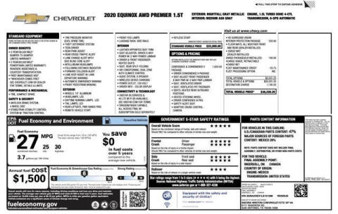 2020 Chevrolet Equinox Premier