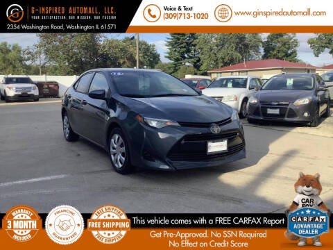 2018 Toyota Corolla for sale at G-Inspired Automall, LLC. in Washington IL