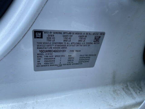 2016 Chevrolet Silverado 1500