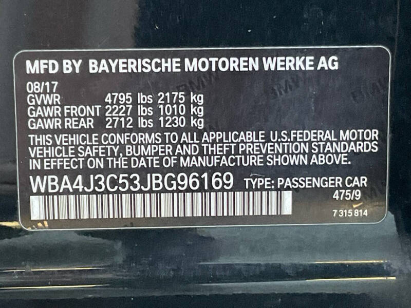 2018 BMW 4 Series 430i xDrive Gran Coupe