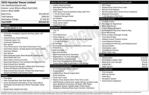 2025 Hyundai Venue Limited