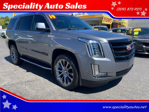 2019 Cadillac Escalade for sale at Speciality Auto Sales in Oakdale CA