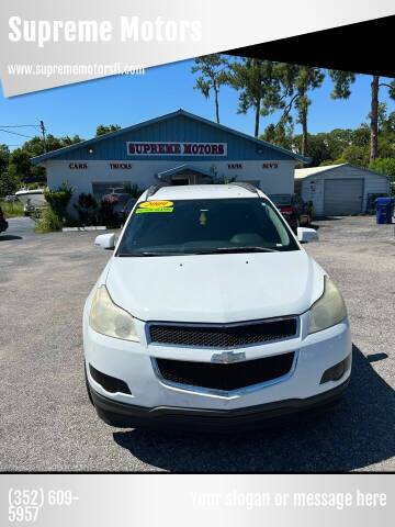 2009 Chevrolet Traverse for sale at Supreme Motors in Leesburg FL