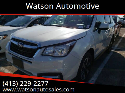 2018 Subaru Forester for sale at Watson Automotive in Sheffield MA