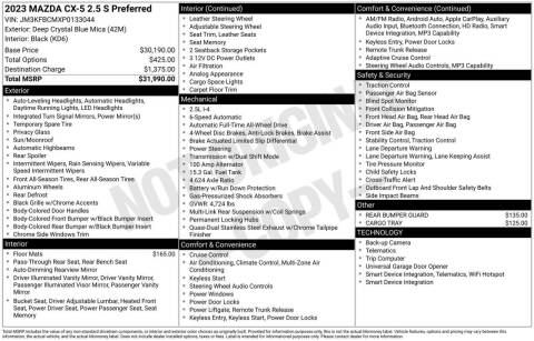 2023 Mazda CX-5 2.5 S Preferred