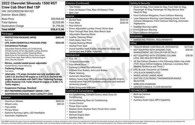 2022 Chevrolet Silverado 1500