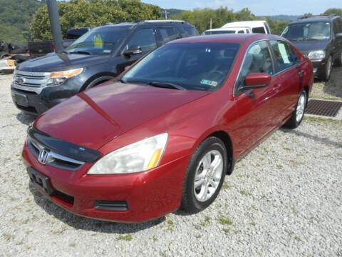 2007 Honda Accord for sale at Sleepy Hollow Motors in New Eagle PA