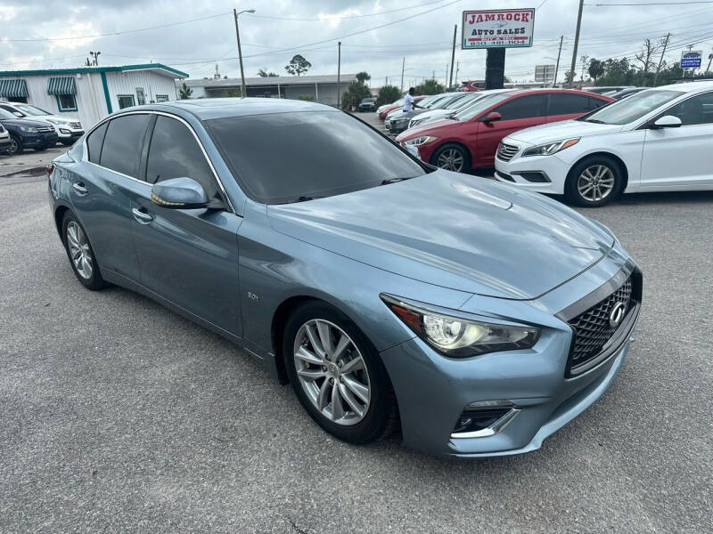 2018 Infiniti Q50 for sale at Jamrock Auto Sales of Panama City in Panama City FL