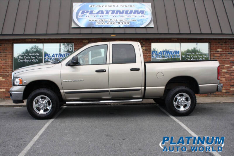 2005 Dodge Ram 2500 for sale at Platinum Auto World in Fredericksburg VA