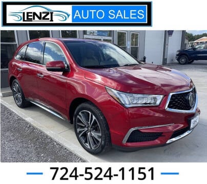 2020 Acura MDX for sale at LENZI AUTO SALES LLC in Sarver PA