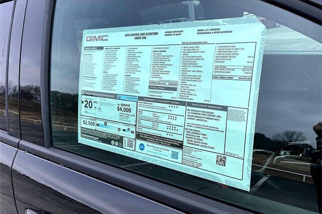 2026 GMC Canyon Elevation