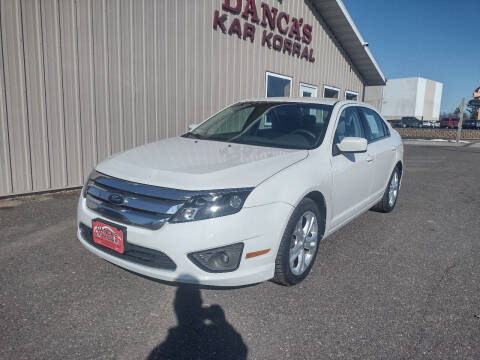 2012 Ford Fusion for sale at DANCA'S KAR KORRAL INC in Turtle Lake WI