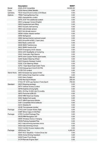 2026 MINI Convertible