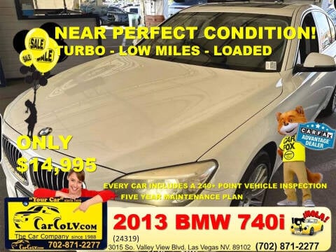 2013 BMW 7 Series for sale at The Car Company in Las Vegas NV