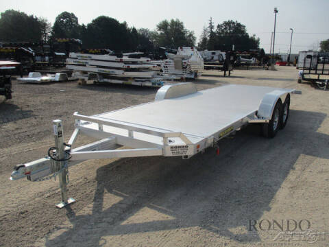 2023 Aluma Car Hauler 8220H-TILT-TA-EL-RT for sale at Rondo Truck & Trailer in Sycamore IL