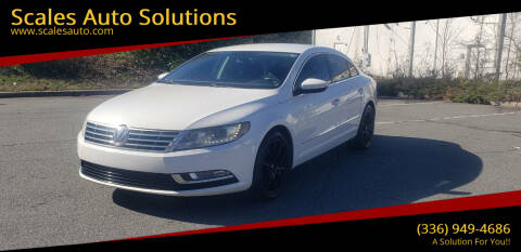 2013 Volkswagen CC for sale at Scales Auto Solutions in Madison NC