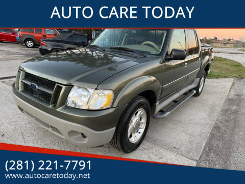 2003 Ford Explorer Sport Trac for sale at AUTO CARE TODAY in Spring TX