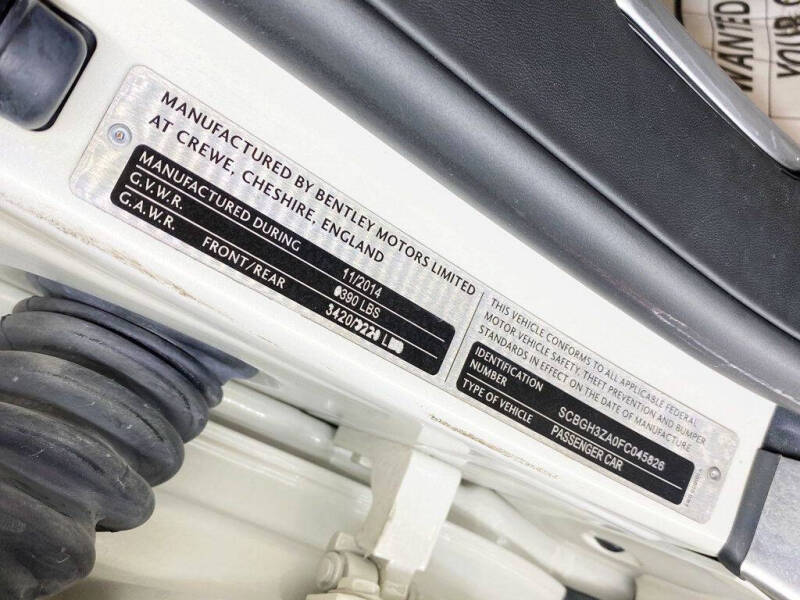 2015 Bentley Continental GT V8 S