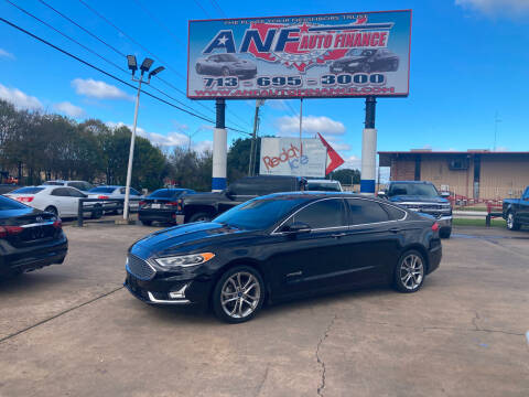 2019 Ford Fusion Hybrid for sale at ANF AUTO FINANCE in Houston TX