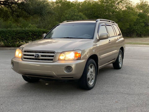 2005 Toyota Highlander for sale at Azin Motors LLC in San Antonio TX