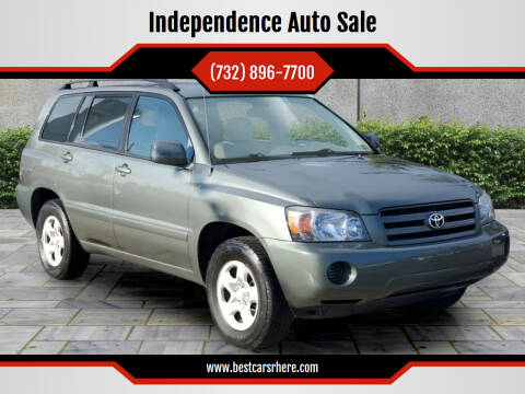 2006 Toyota Highlander for sale at Independence Auto Sale in Bordentown NJ