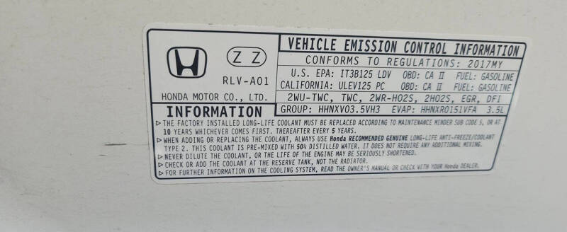 2017 Honda Pilot EX-L w/Honda Sensing