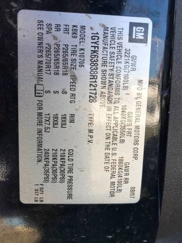 2008 Cadillac Escalade